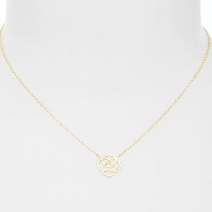 Kendra Scott Gold Decklyn Logo Necklace